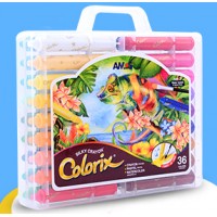 韓國進口AMOS安全兒童蠟筆 (36 色)